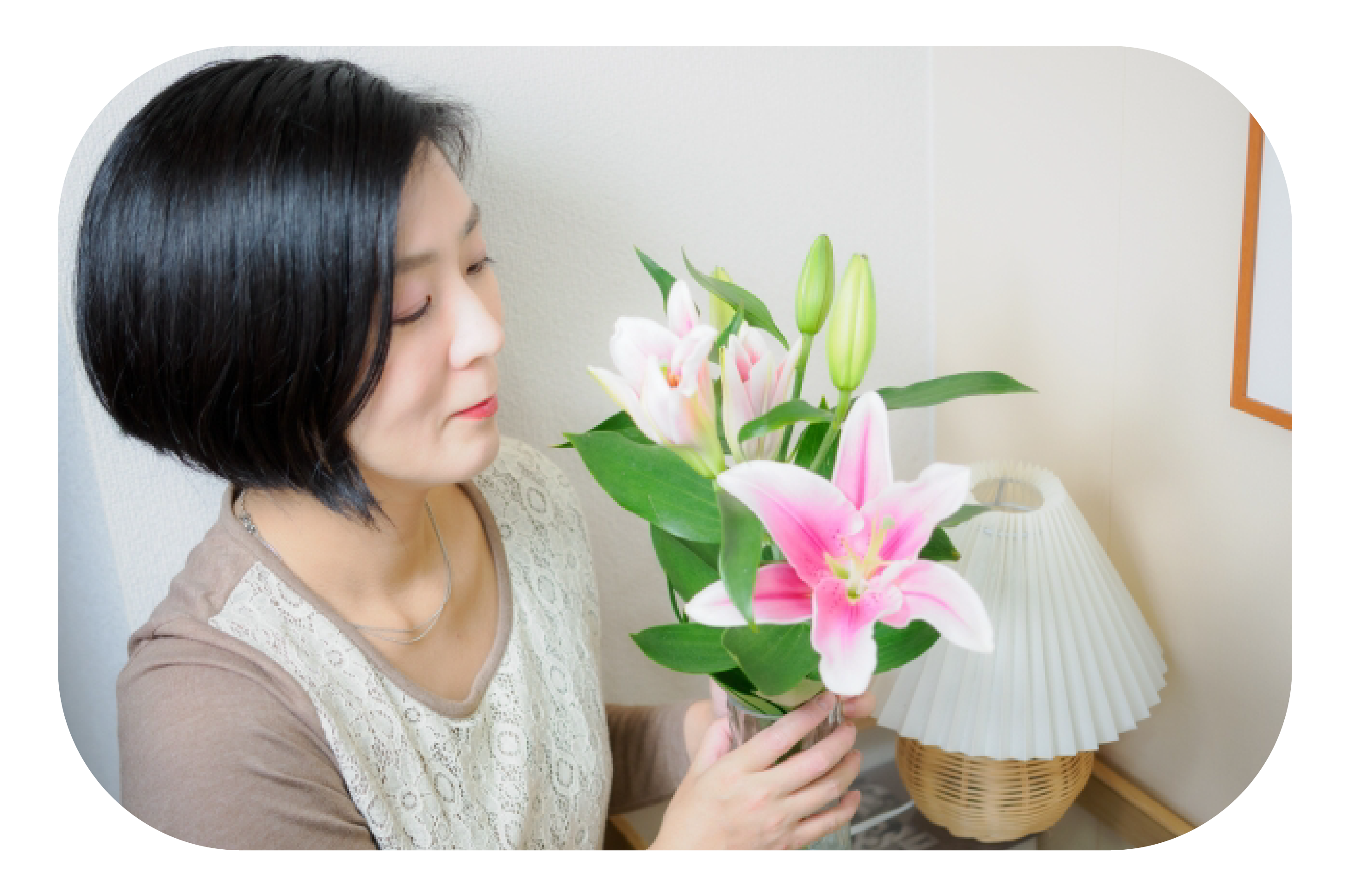 フラワーアレンジの写真