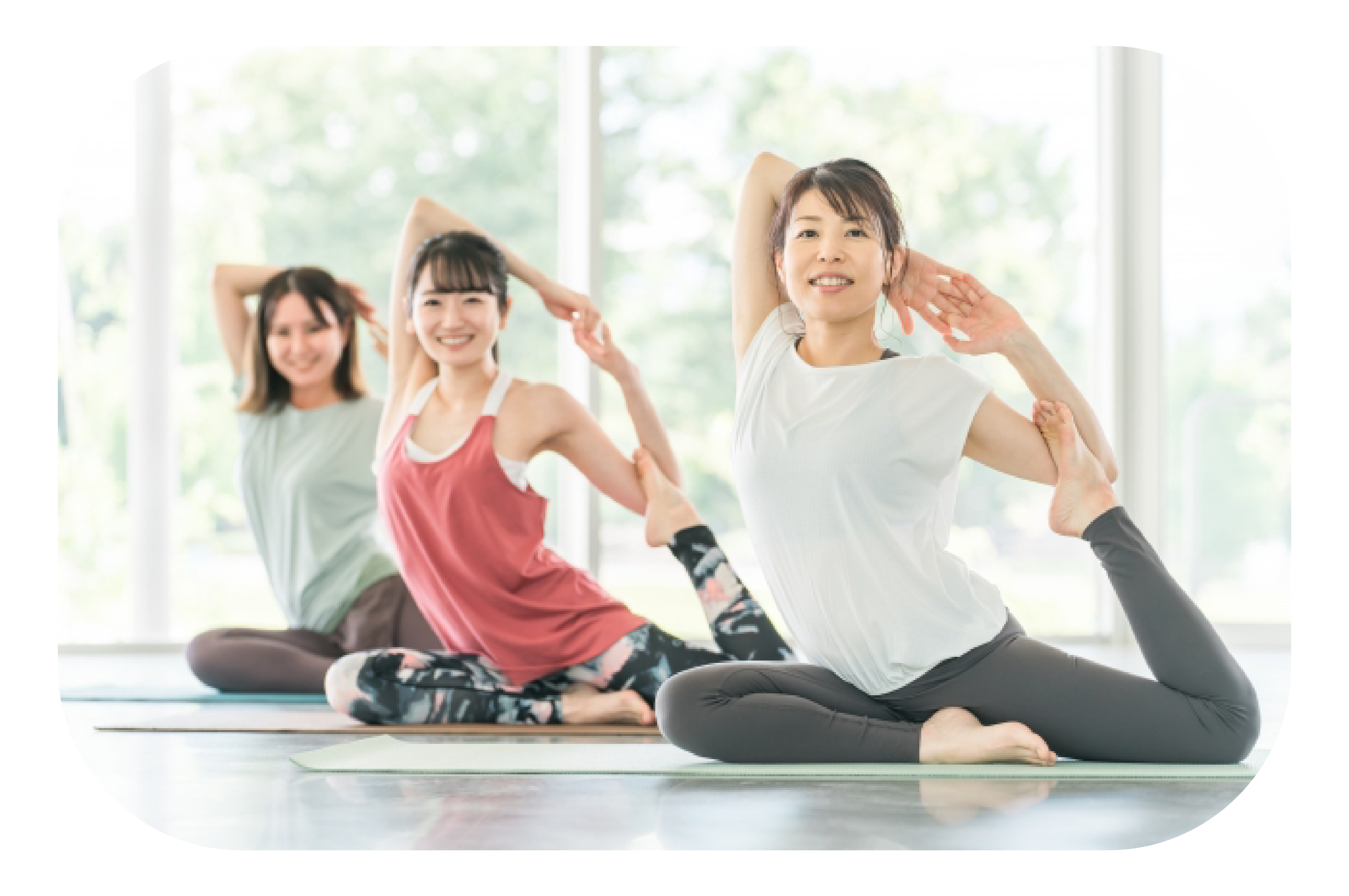 ヨガ教室の写真